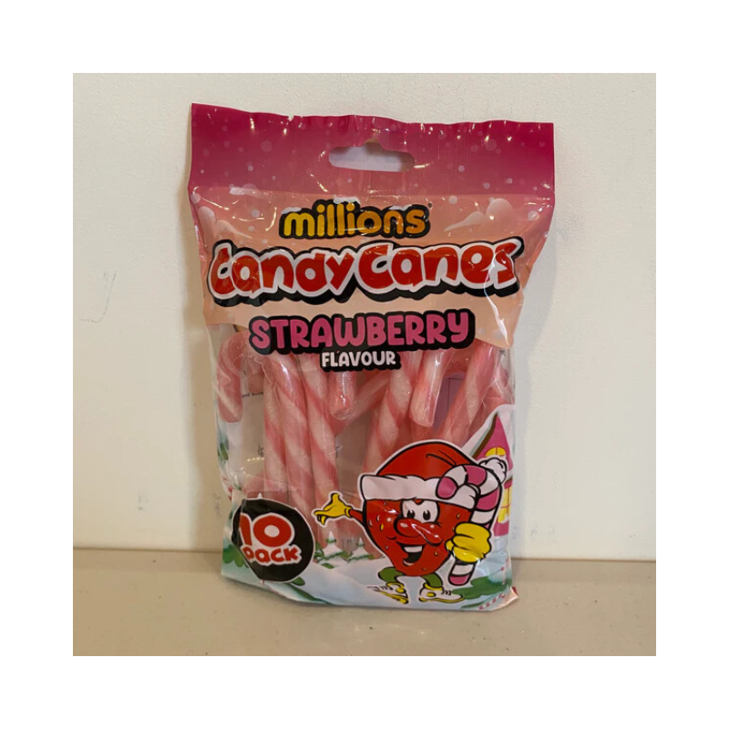 MILLIONS STRAWBERRY CANDY CANES