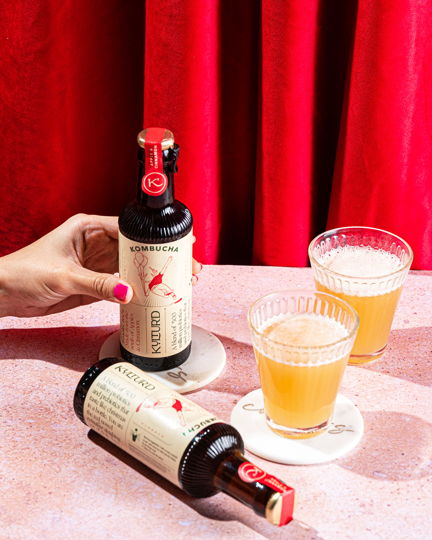 KULTUR’D KOMBUCHA IN APPLE & CINNAMON