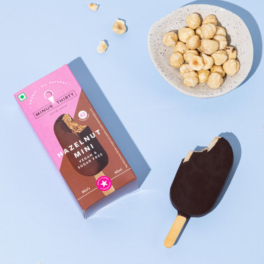 Minus 30 Hazelnut Vegan Sugar-Free Mini Ice Cream Stick