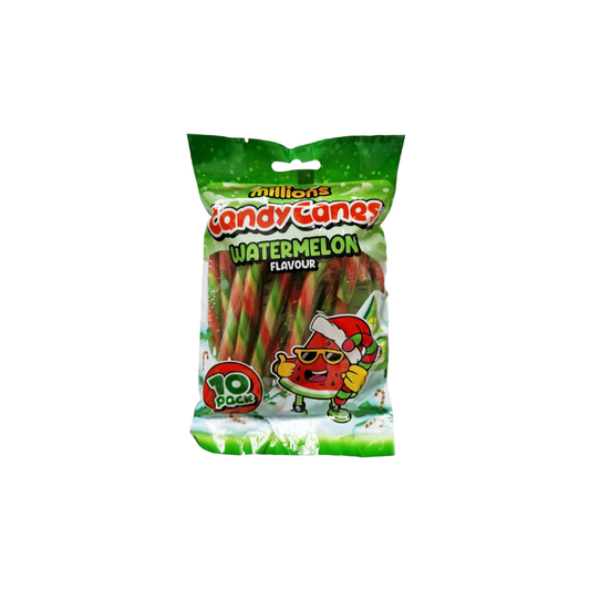 MILLIONS WATERMELON CANDY CANES