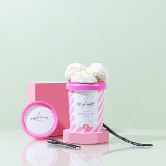 Minus 30 French Vanilla Vegan Ice Cream Tub – Sugar Free