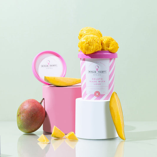 Minus 30 Mango Vegan Ice Cream Tub – Sugar Free