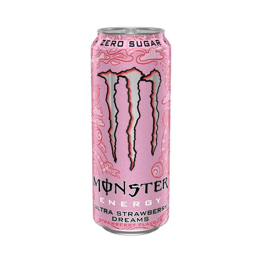 Monster Ultra Strawberry Dreams Zero Sugar Can – Amiri Foods Mumbai