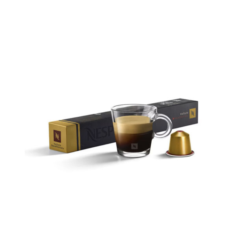 Nespresso Volluto Decaffeinato – Light & Fruity Decaf Coffee Pods