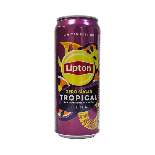 LIPTON ZERO SUGAR TROPICAL PASSIONFRUIT & MANGO ICE TEA