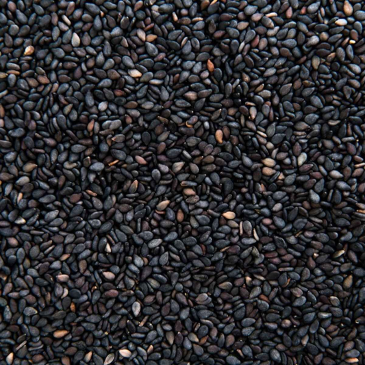 NATURAL UNSALTED BLACK SESAME SEEDS