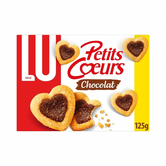 LU CHOCOLATE LITTLE HEARTS PUFF PASTRY BISCUITS (🇫🇷)