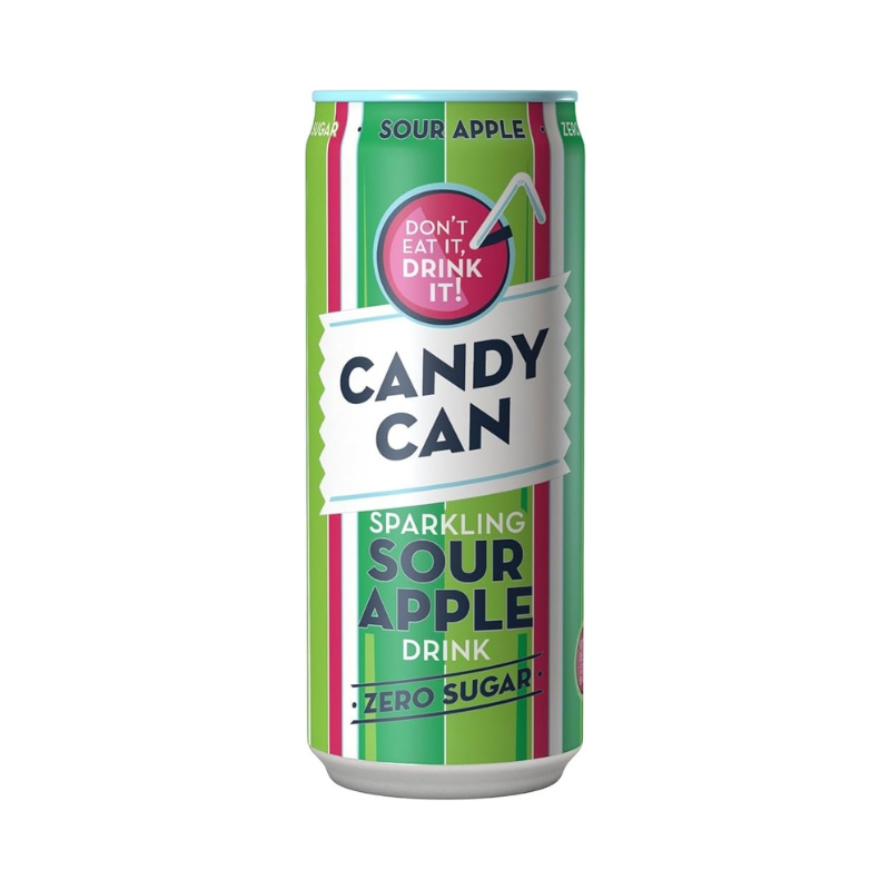 CANDY CAN SPARKLING SOUR APPLE ( ZERO SUGAR)