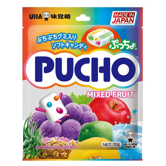 JAPANESE UHA PUCHO MIXED FRUIT CHEWY CANDY (🇯🇵)