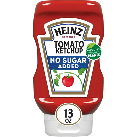 HEINZ TOMATO KETCHUP NO SUGAR ADDED
