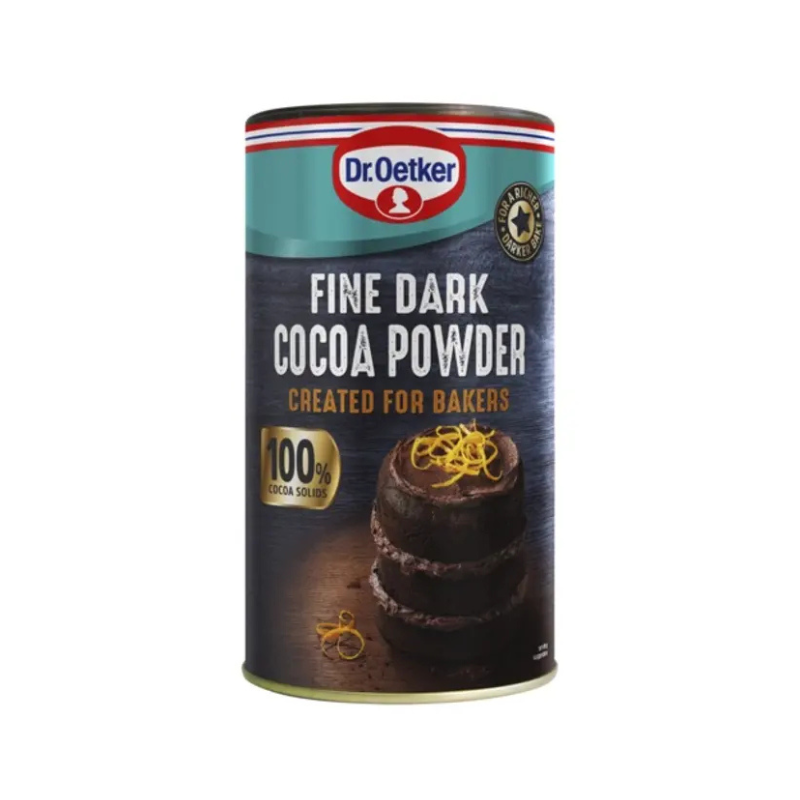 DR.OETKAR FINE DARK COCOA POWDER ( 100% COCOA SOLIDS)