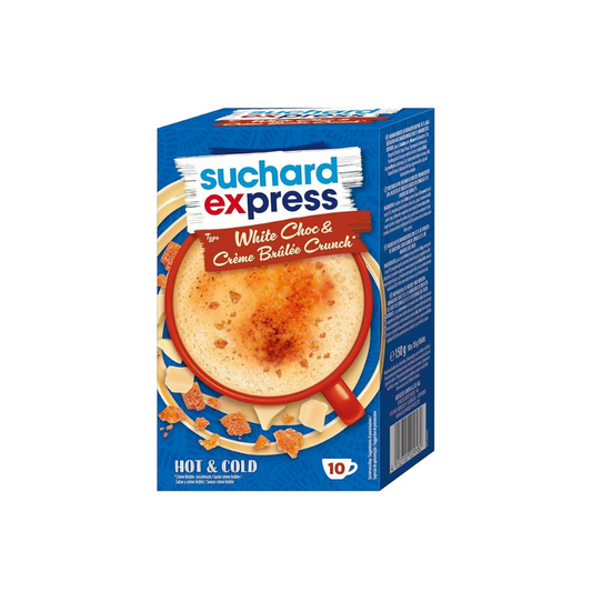 SUCHARD EXPRESS WHITE CHOC & CRÈME BRÛLÉE CRUNCH