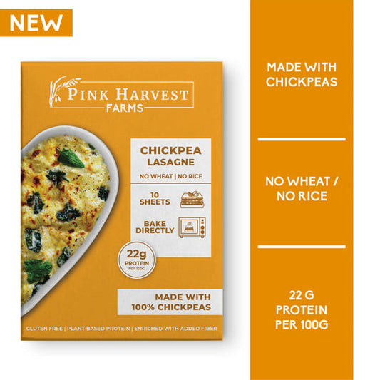 PINK HARVEST CHICKPEA LASAGNE (GLUTEN FREE)