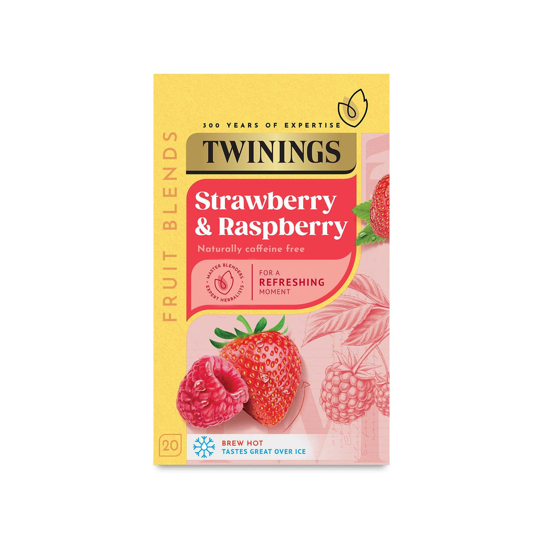 TWINNINGS HERBAL BLENDS STRAWBERRY & RASPBERRY