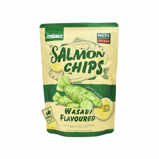 NIBBLEZ WASABI FLAVOURED SALMON CHIPS (🇲🇾)