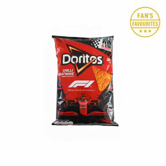 F1 x DORITOS CHILLI HEATWAVE NACHOS (🏎️)