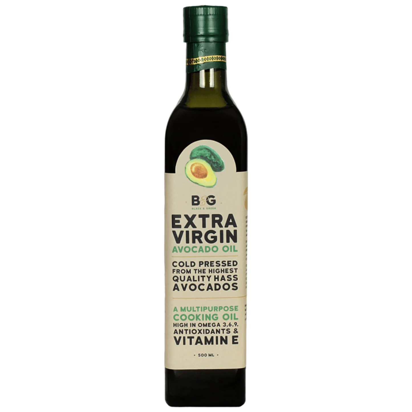 B&G Cold-Pressed Avocado Oil Bottle – Amiri Foods Mumbai