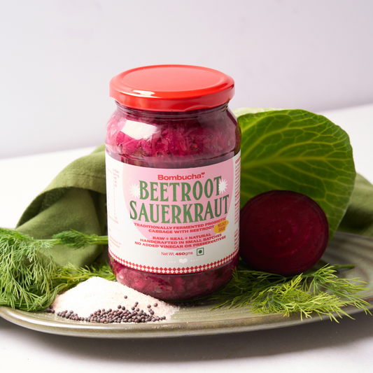 Bombucha Beetroot Sauerkraut Jar – Fermented Beets