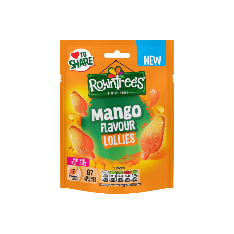 ROWNTREES MANGO FLAVOUR LOLLIES (🇬🇧)