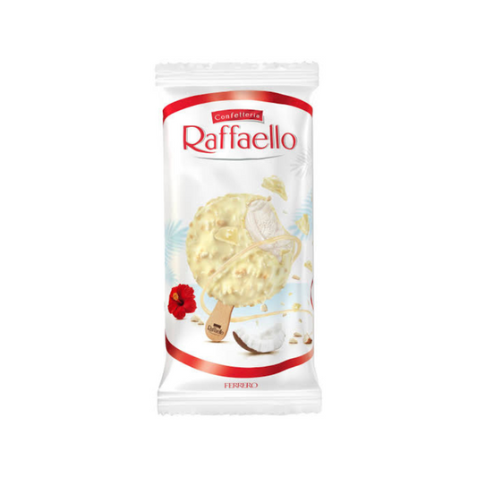 Raffaello Ice Cream Stick with coconut and almond coating