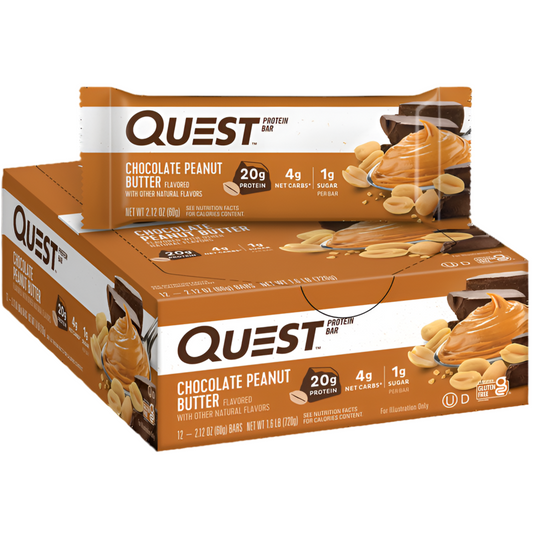QUEST CHOCOLATE PEANUT BUTTER PROTEIN BAR