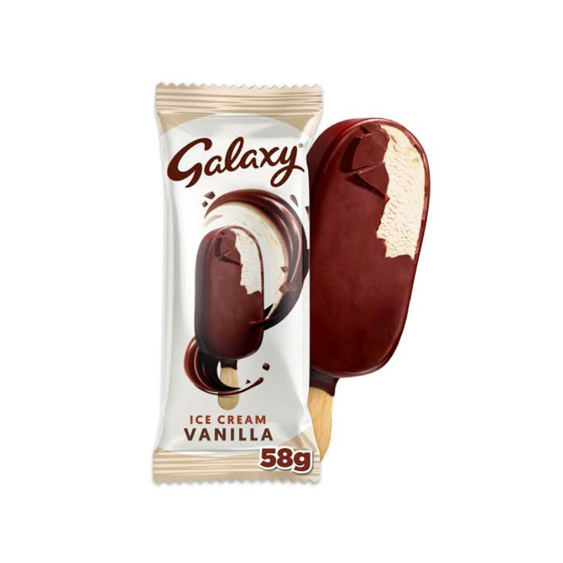 Galaxy Vanilla Ice Cream Stick – Vanilla Ice Cream Coated with Milk Chocolate