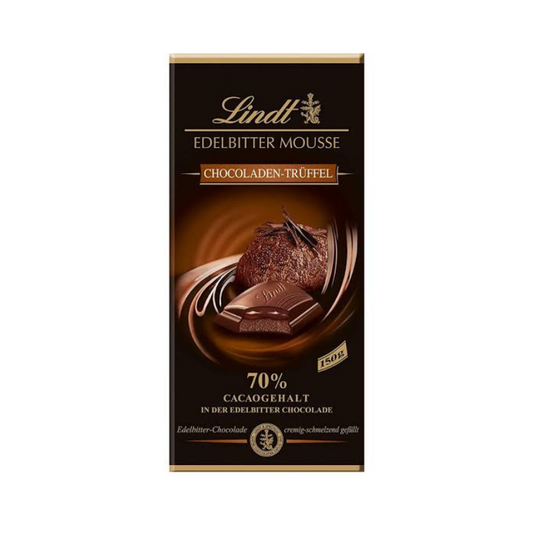 Lindt 70% Plain Mousse Dark Chocolate – Amiri Foods Mumbai