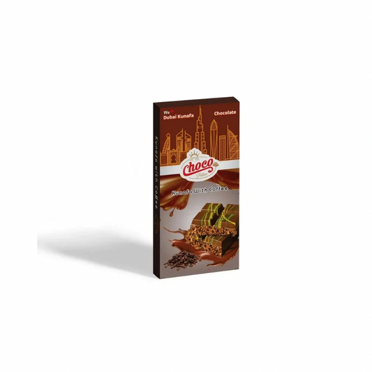 Choco Palace Kunafa with Coffee – Coffee-Infused Kunafa Chocolate Bar

