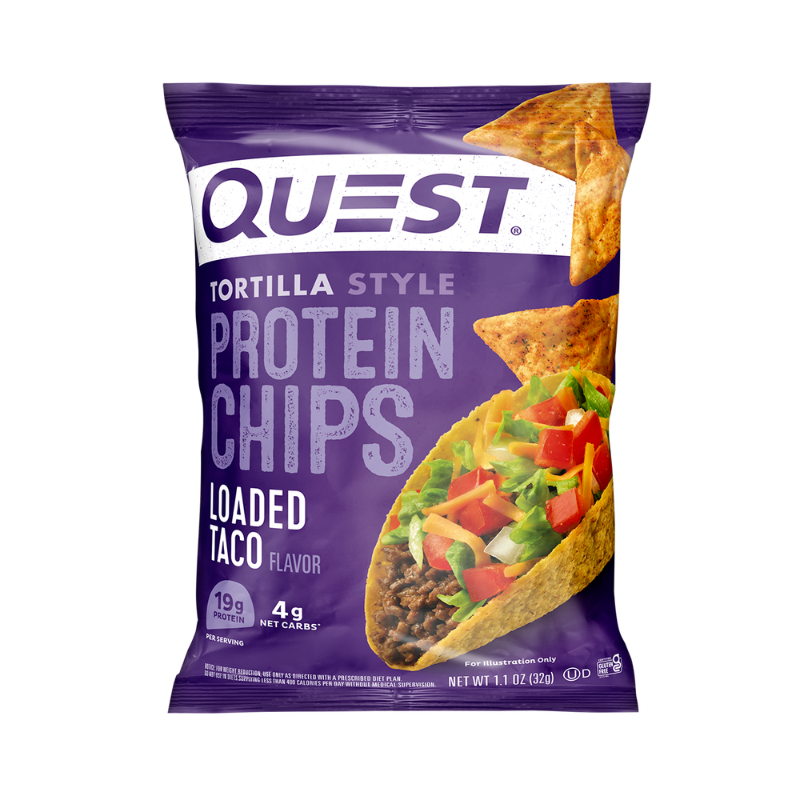 QUEST HIGH PROTEIN LOADED TACO TORTILLA CHIPS (🇺🇸)