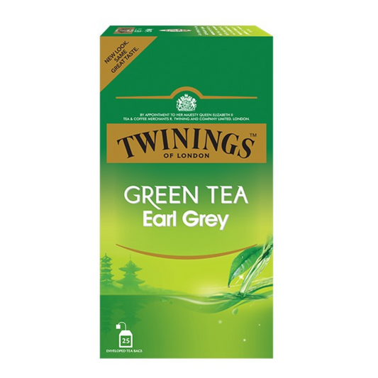 TWINNINGS GREEN TEA WITH EARL GREY