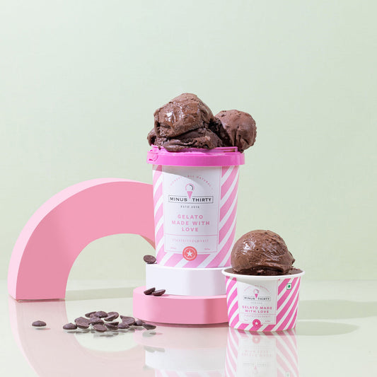 Minus 30 Belgian Dark Chocolate Vegan Ice Cream Tub