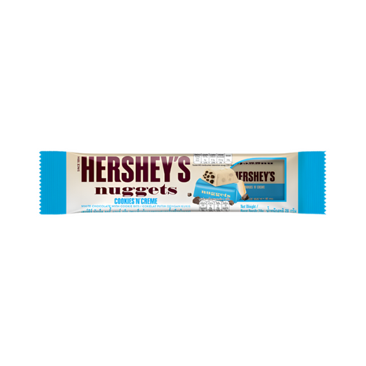HERSHEYS NUGGETS COOKIES N CREME BAR