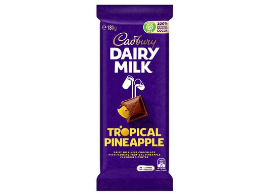 Cadbury Dairy Milk Tropical Pineapple – Australian Chocolate Bar