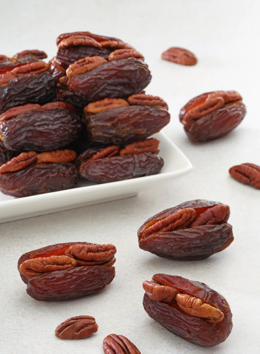 DATES FILLED WITH PECAN NUTS