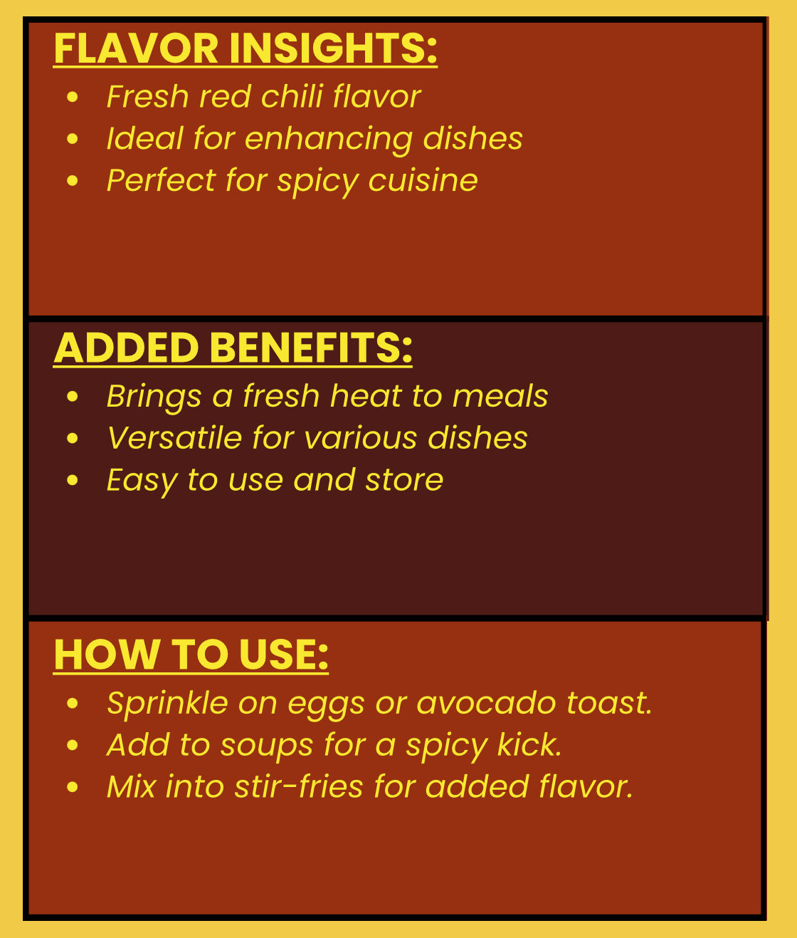 SPICE VAULT RED CHILLI FLAKES
