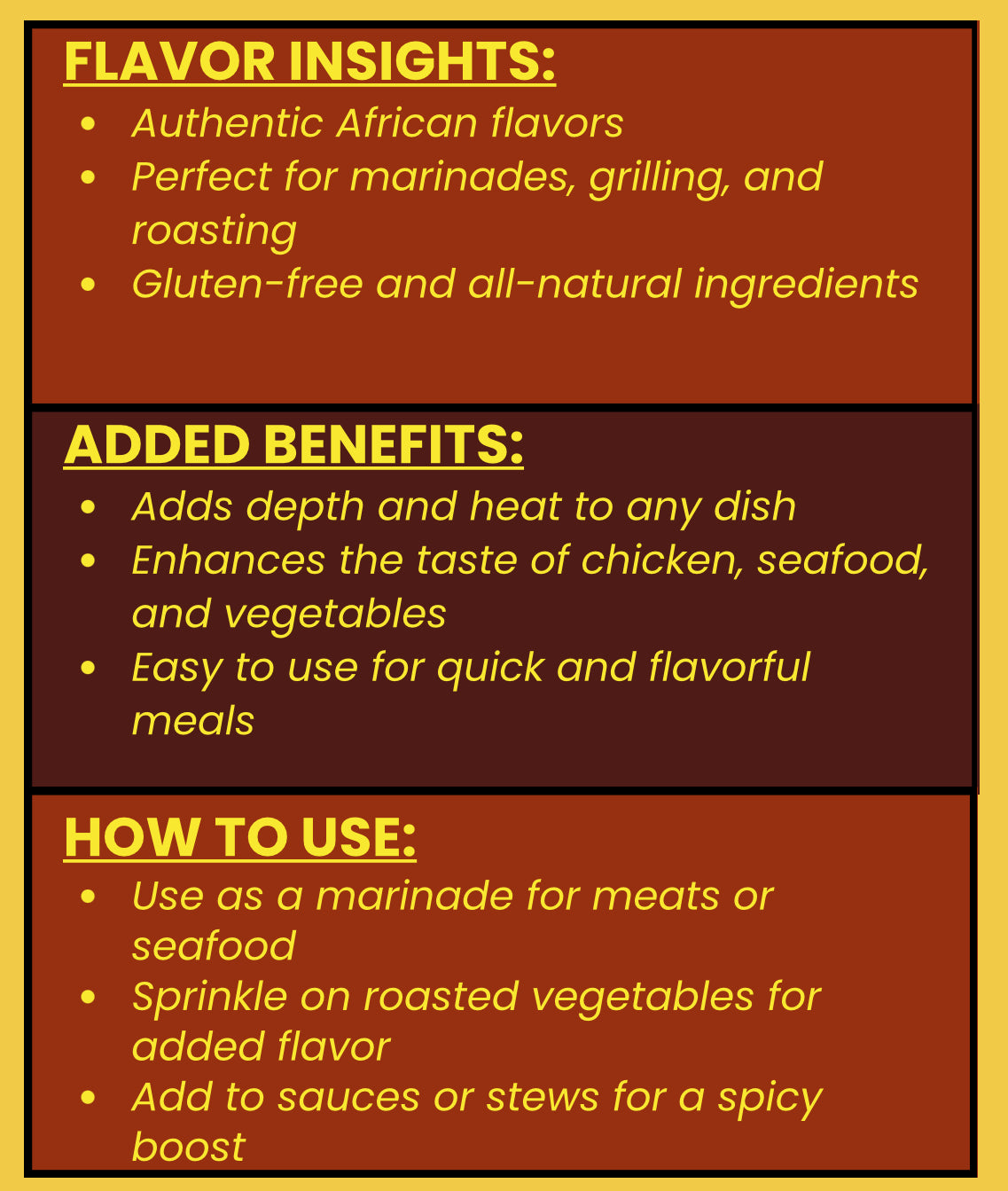 SPICE VAULT AFRICAN PIRI PIRI