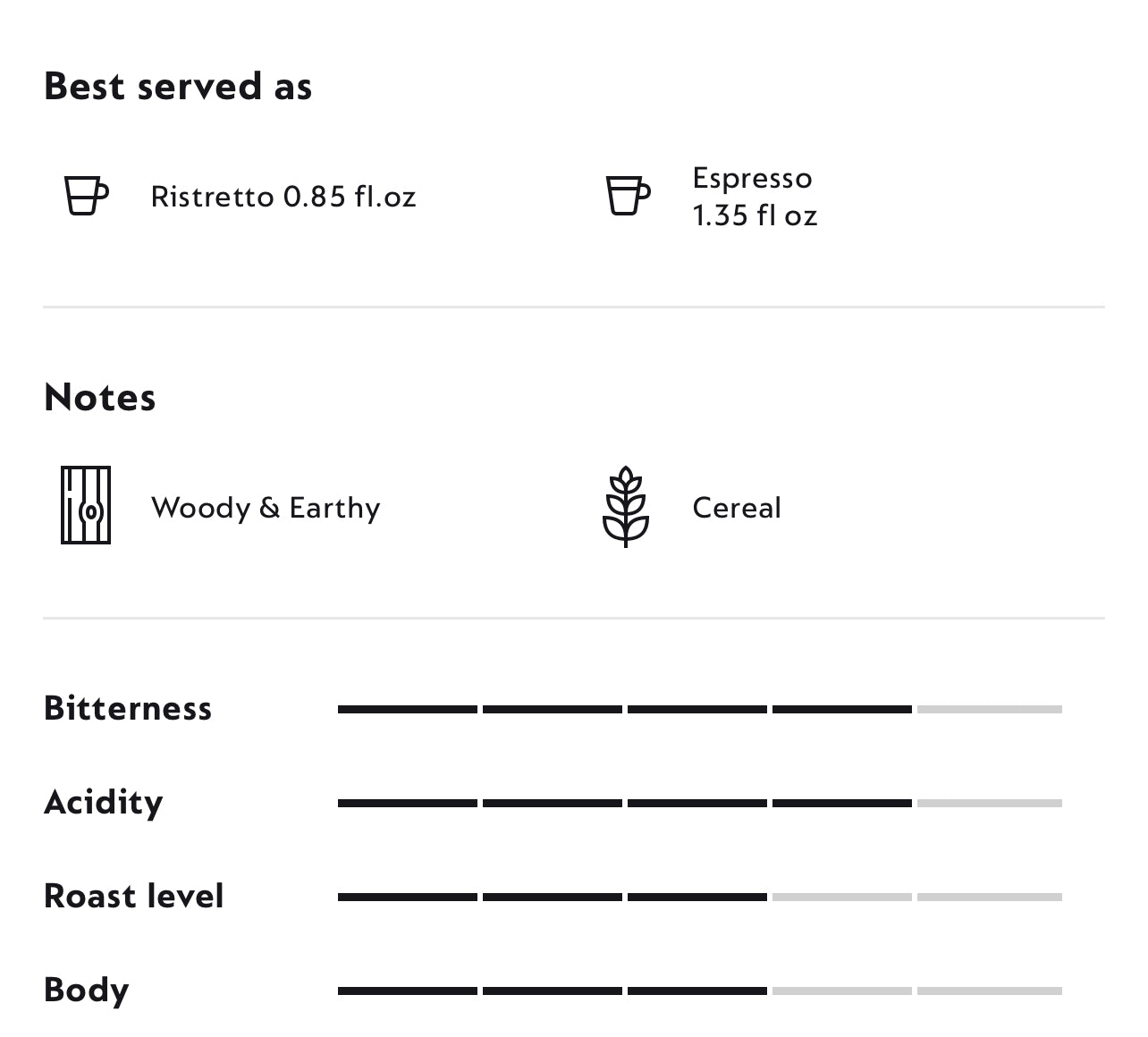 NESPRESSO ROMA COFFEE PODS