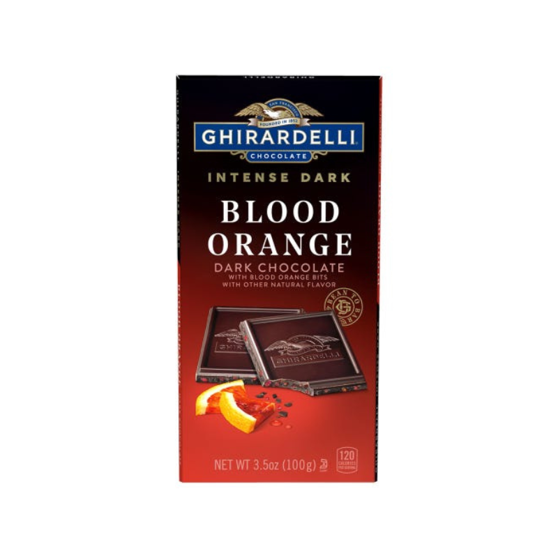 GHIRARDELLI BLOOD ORANGE DARK CHOCOLATE SQUARES