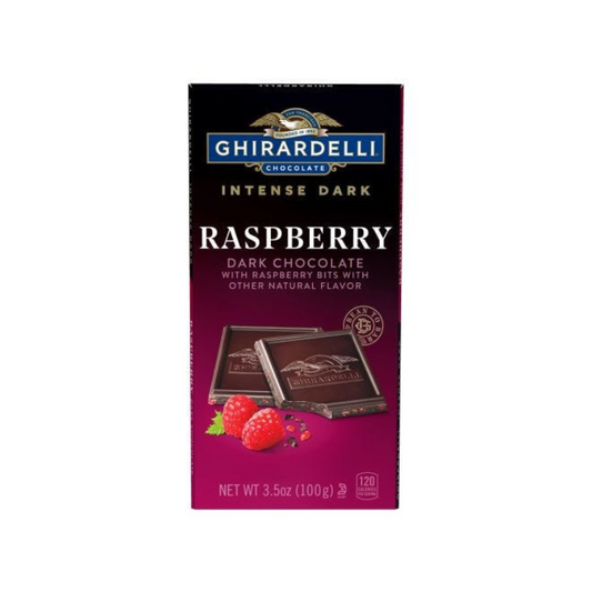 GHIRARDELLI SQUARES - RASPBERRY DARK CHOCOLATE