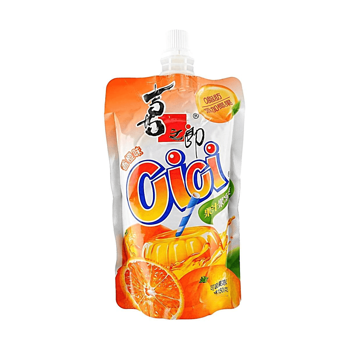 XIZHILANG CICI ORANGE JELLY DRINK WITH ADDED COCONUT JELLY (🇨🇳)