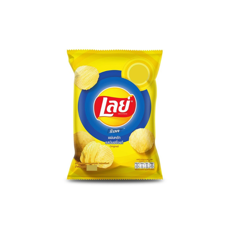 LAYS RIDGED ROCK SALT(🇹🇭)