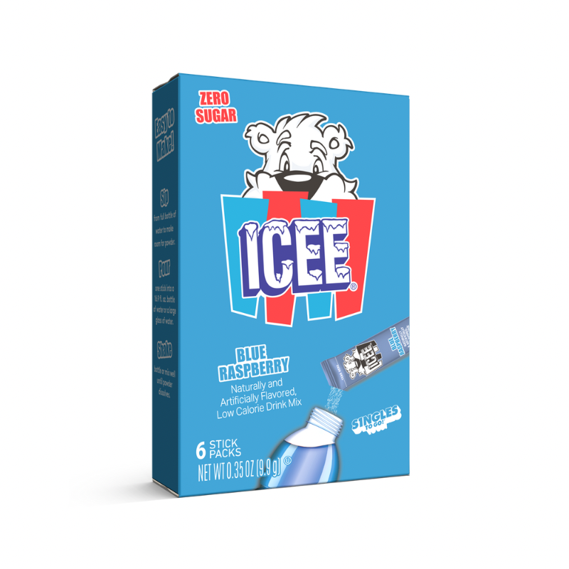 ICEE ZERO SUGAR BLUE RASPBERRY DRINK MIX