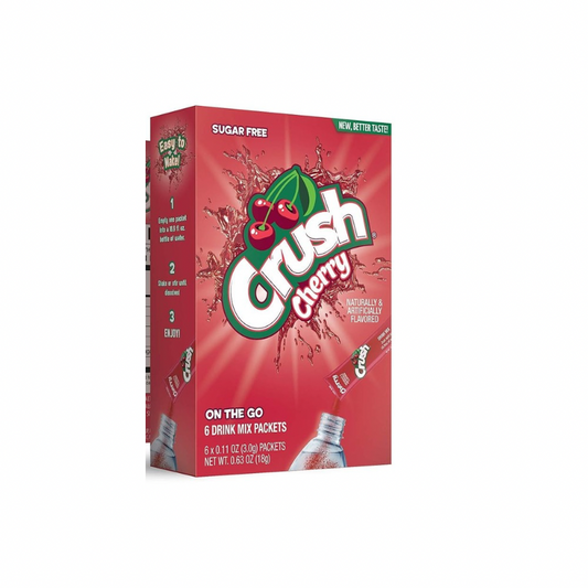 CRUSH ZERO SUGAR CHERRY DRINK MIX