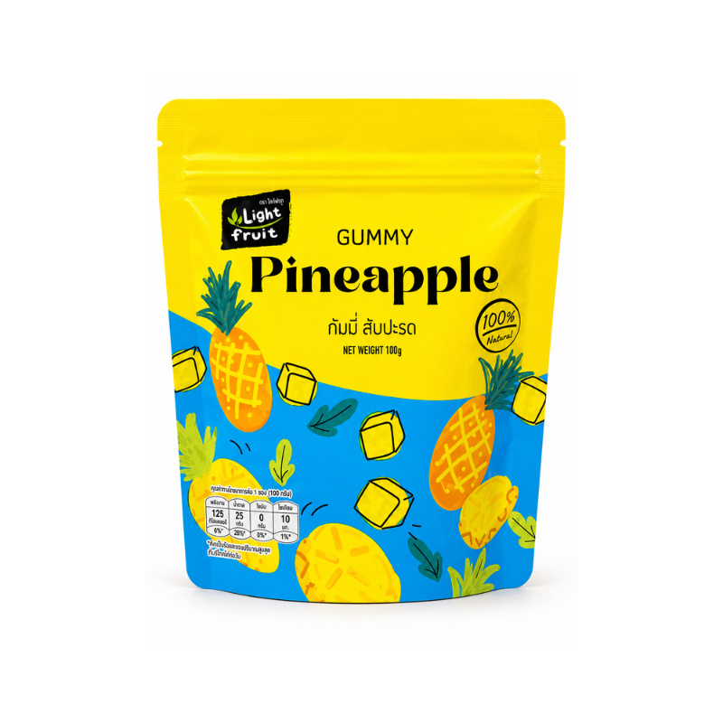 LIGHT FRUIT PINEAPPLE GUMMIES (🇹🇭)