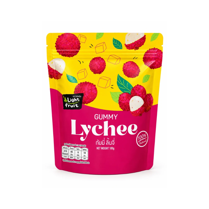LIGHT FRUIT LYCHEE GUMMIES (🇹🇭)