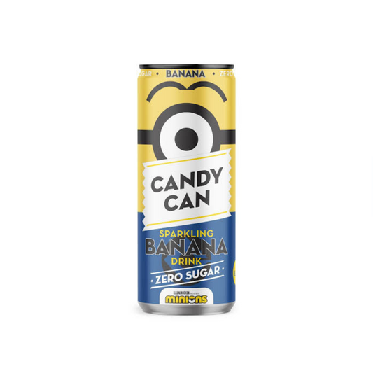 Candy Can Sparkling Banana Drink – Zero Sugar Fizzy Banana Soda