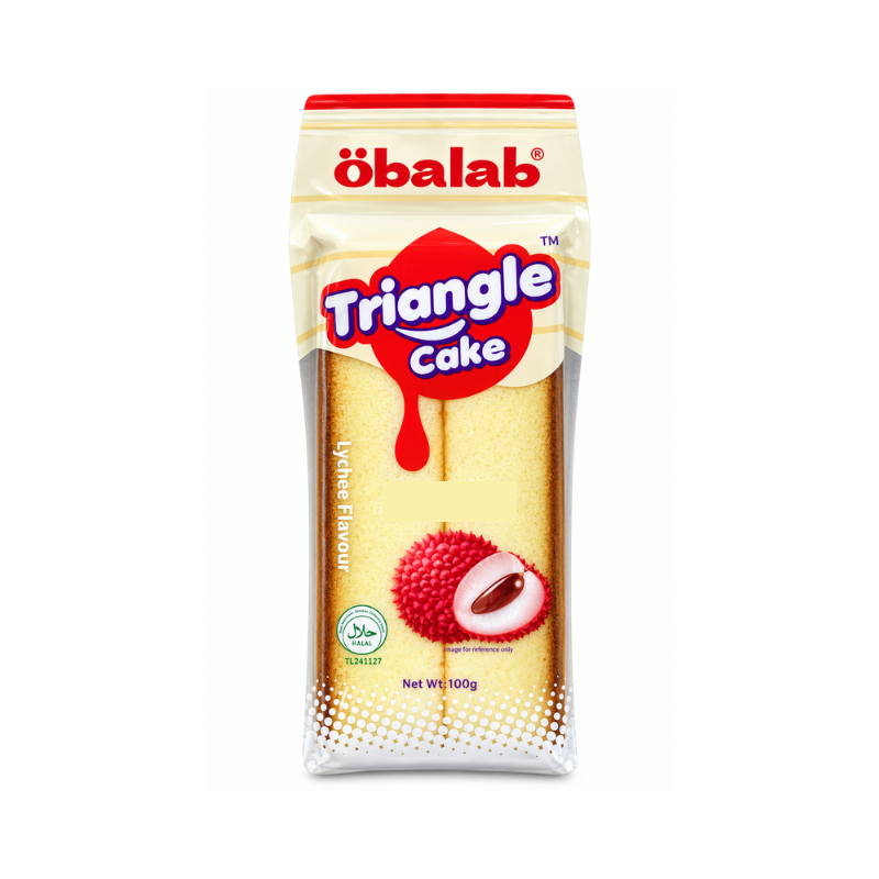 OBALAB LYCHEE FLAVOURED TRIANGLE CAKE (🇨🇳)