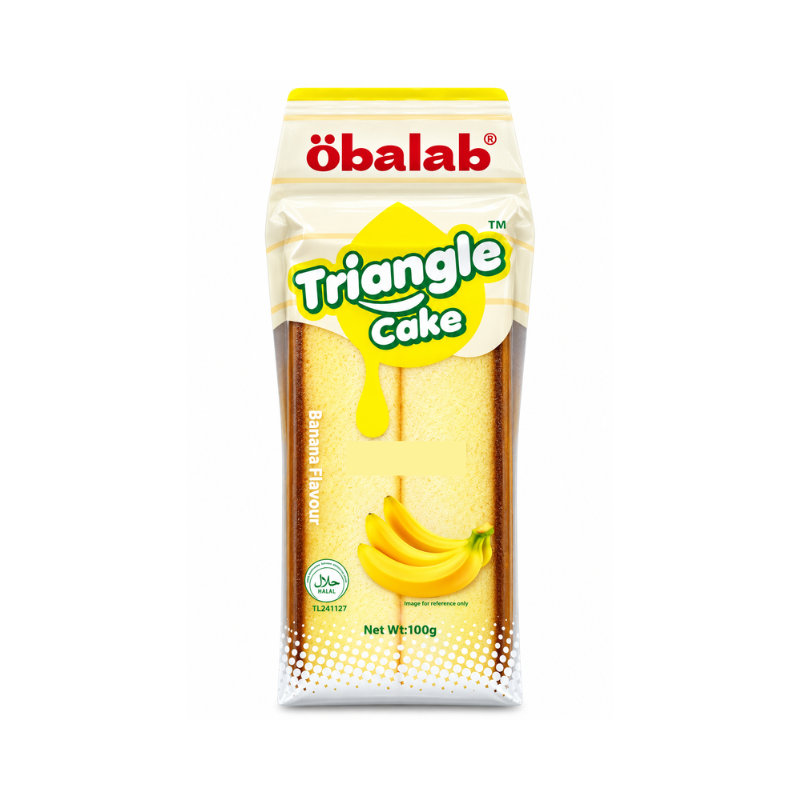 OBALAB BANANA FLAVOURED TRIANGLE CAKE (🇨🇳)