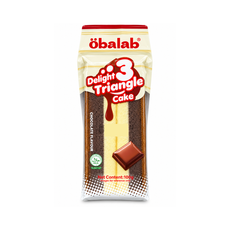 OBALAB CHOCOLATE FLAVOURED TRIANGLE CAKE (🇨🇳)