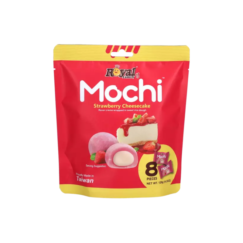 ROYAL FAMILY STRAWBERRY CHEESECAKE MOCHI
